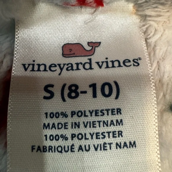 Vineyard Vines Kids High Pile Holiday / Winter Lounge Pants Size 8-10 - Picture 2 of 3